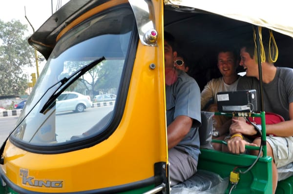 Indie - Delhi (TUK TUK)