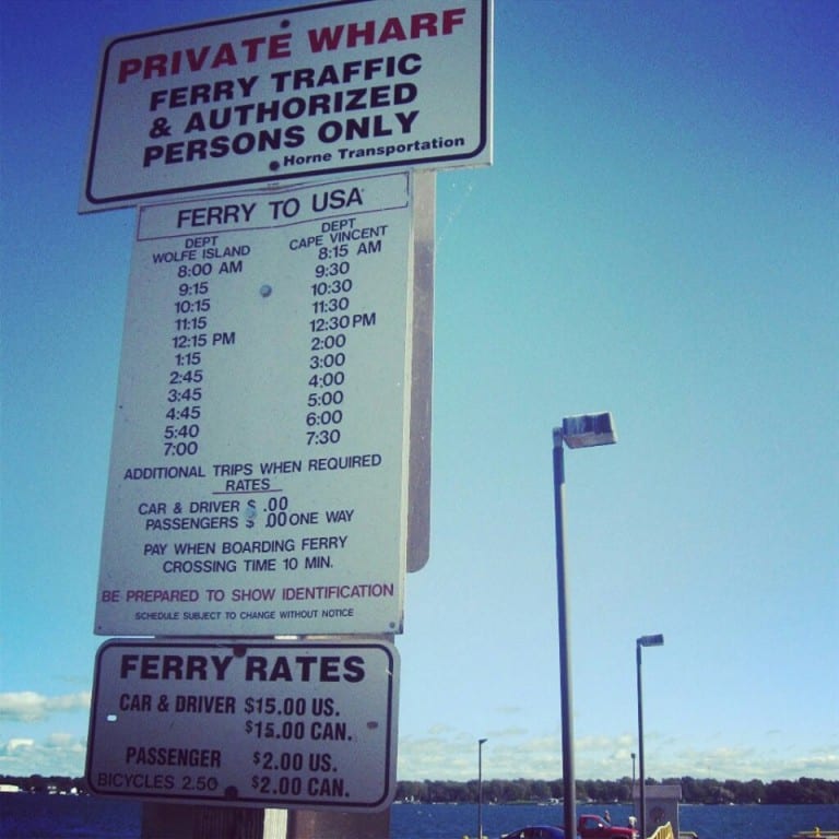 ferry to usa
